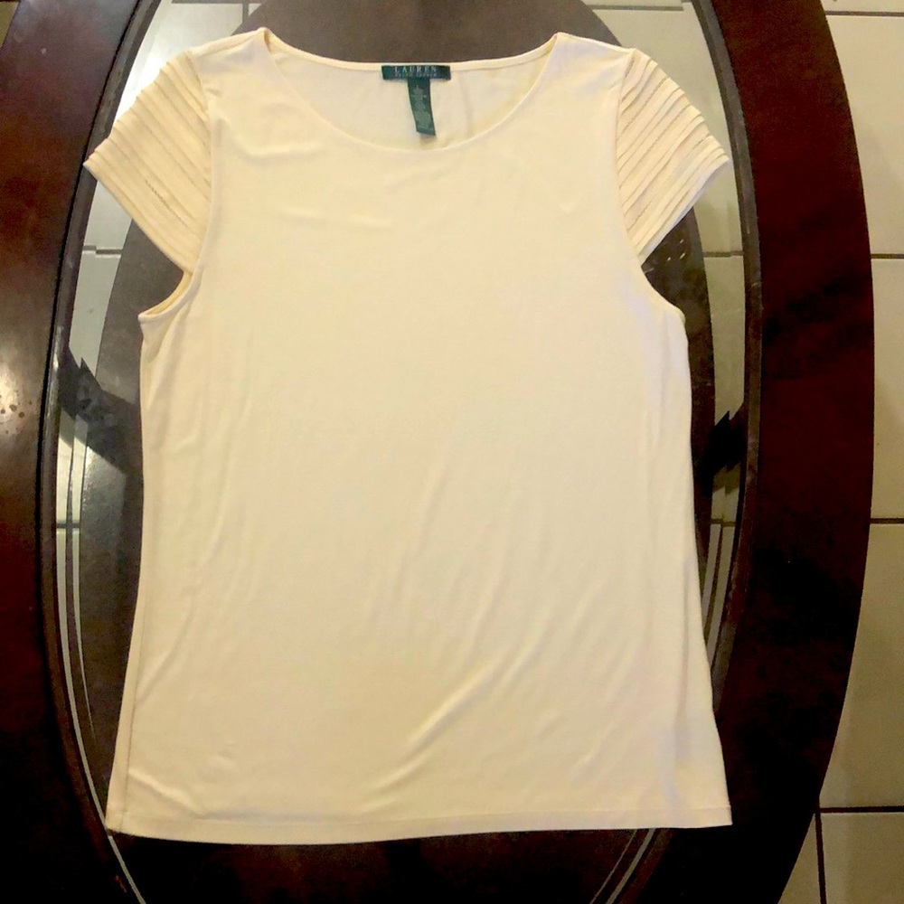 Sleeveless top Large beige